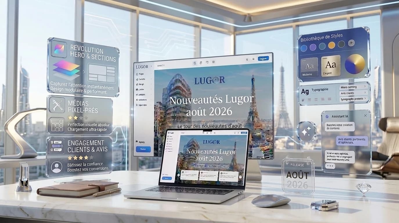 Image d'illustration de l'article Nouveautés Lugor août 2026