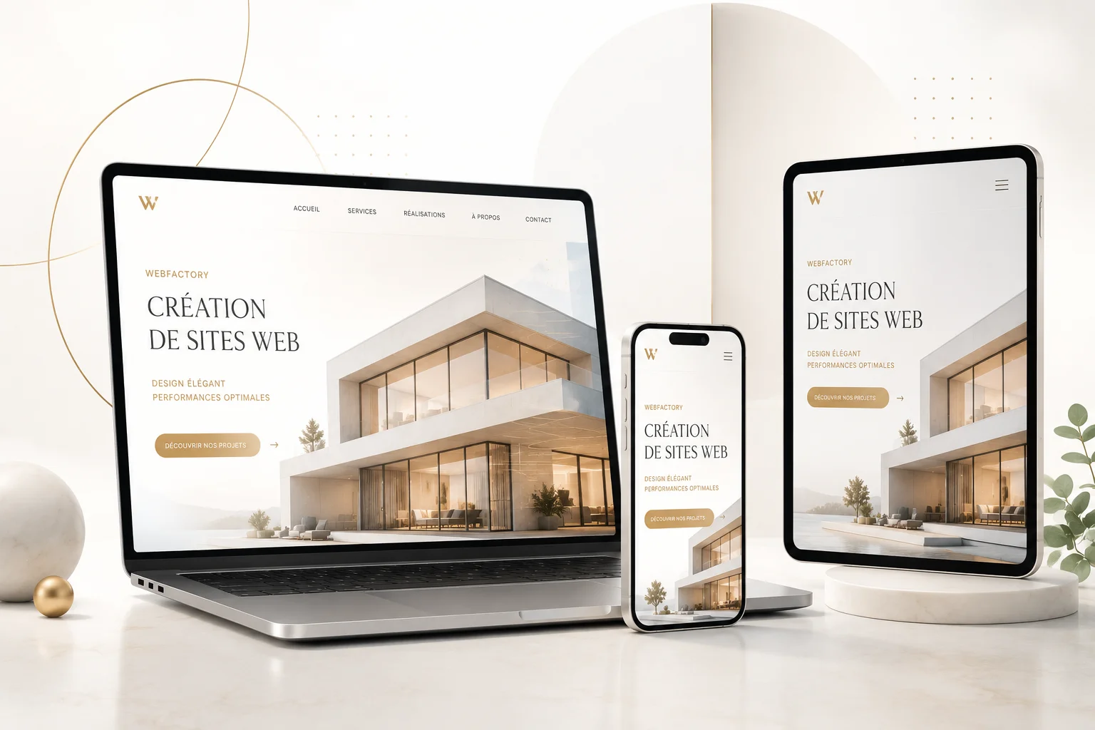 Illustration design premium et adapté à toutes les tailles d'écran