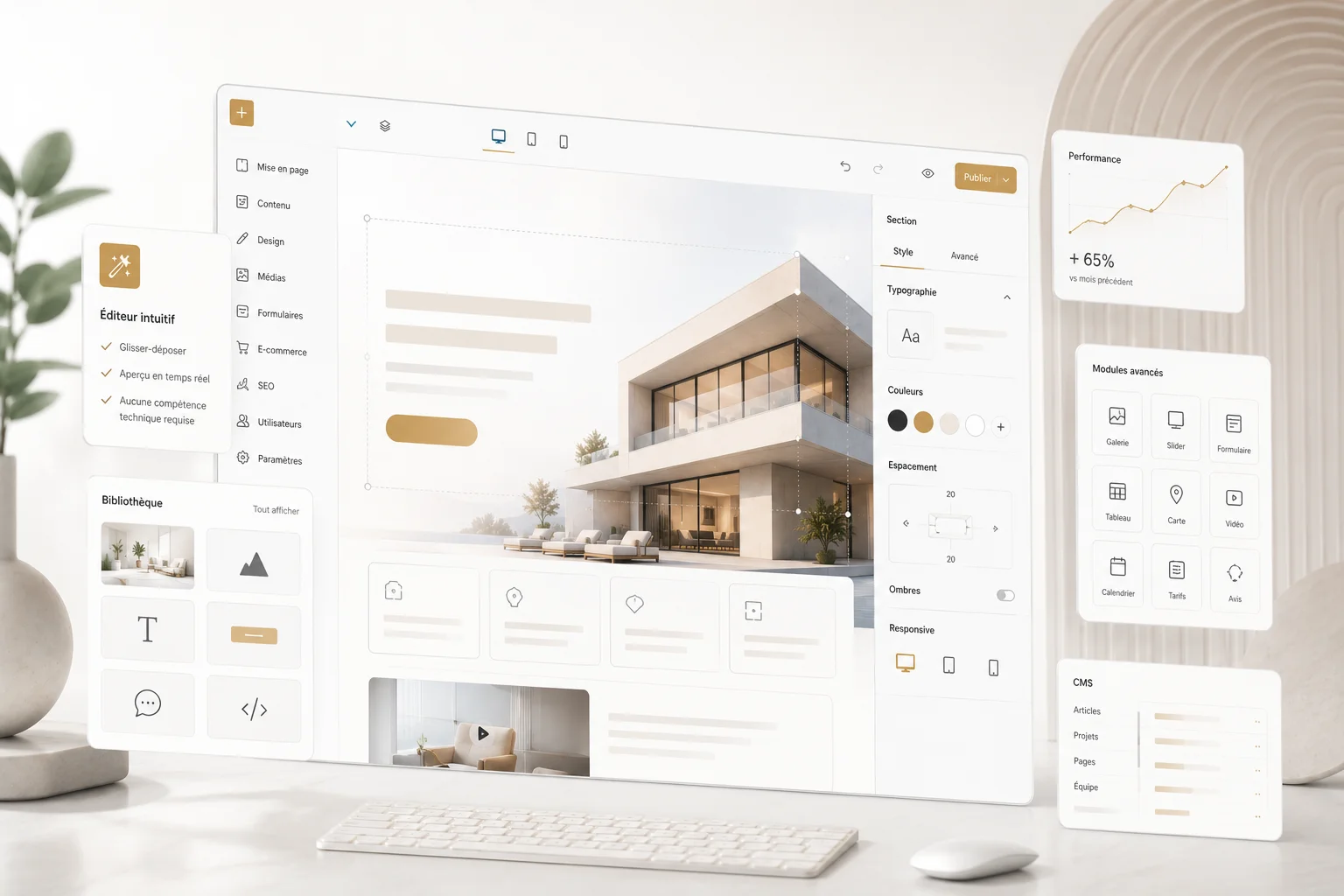 Illustration outil complet et simple d'utilisation